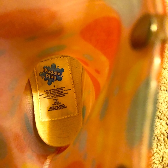 Toddler girl rain boots multicolored - Picture 4 of 5